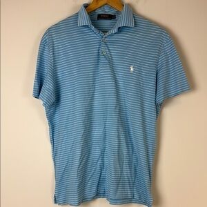 Polo by Ralph Lauren Blue and White Striped Polo Shirt